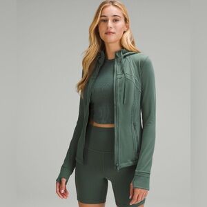 Lululemon Athletica Hooded Define Jacket Nulu Dark Forest Full Zip Women’s 10